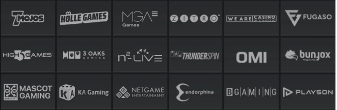 BetLabel Casino mjukvaruleverantörer