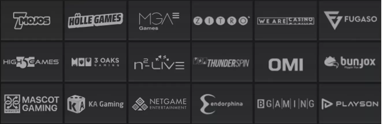 BetLabel Casino mjukvaruleverantörer